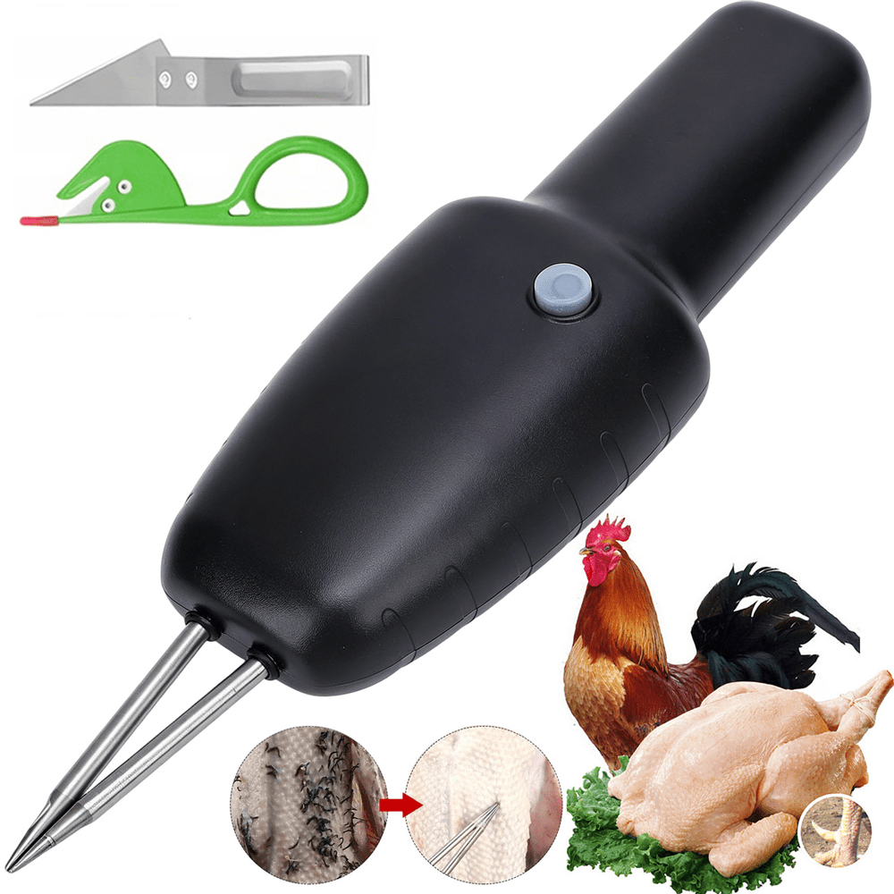 Handheld Chicken Plucker, Quick Poultry Plucker Machine For Removing Pin Feathers, Portable Feather Pluckers For Chicken Duck Goose Bird Turkey
