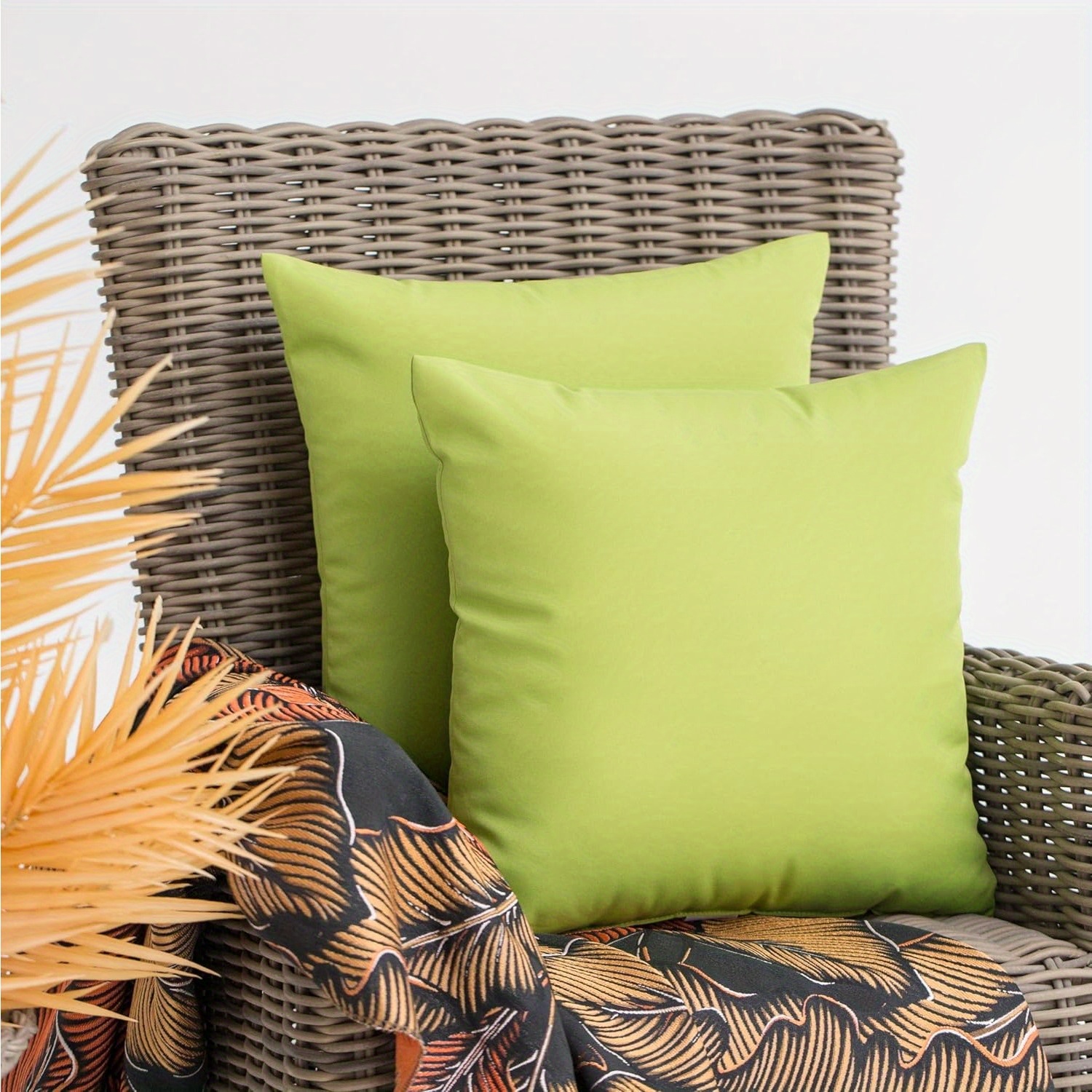 set green modern minimalist outdoor throw pillows Temu Australia