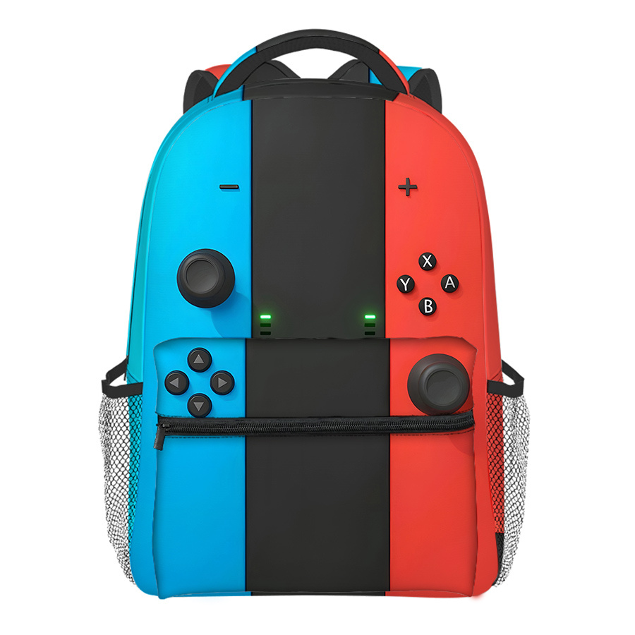 Gaming Console Print Backpack, For Teenager, For Teenager
