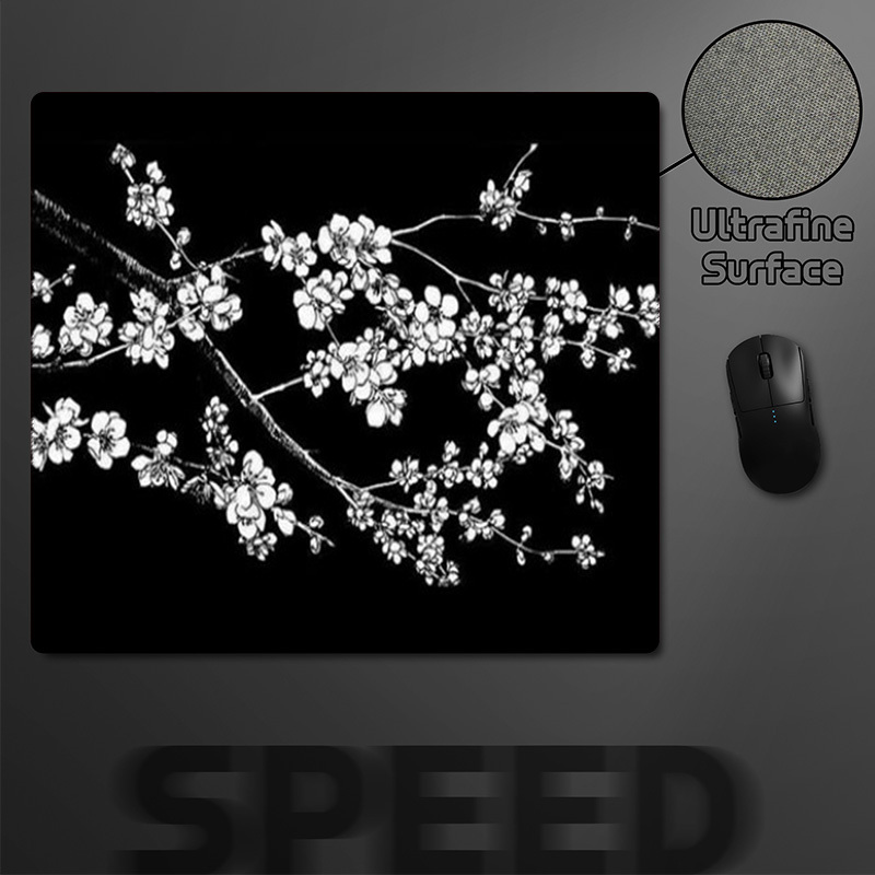 TEMU Mouse Pad Premium Locking Edge Mouse Matte 45x40cm Ultra Desk Matte Xxl Mouse Pad Keyboard Pads Gaming Setup Accessories Mouse Pad