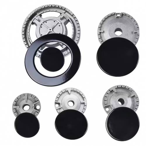 10pcs/Set Thickened Gas Burner Head, Universal Range Cooktop Accessory, No Battery Required, Kitchen Stove Top Part