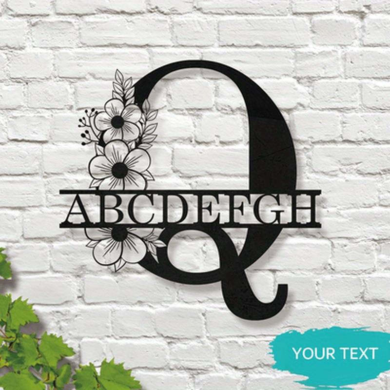 customizable iron monogram   elegant personalized name sign with   ideal for home decor wedding favors and special celebrations suitable   14 details 3