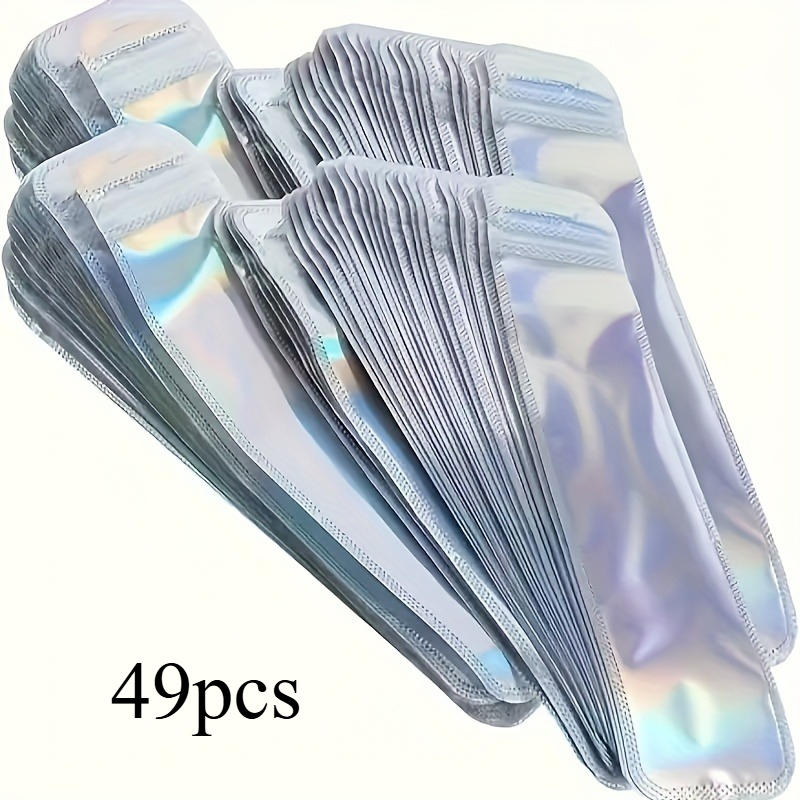 TEMU Cadeau pour elle/lui, 49 sacs cadeaux réutilisables avec couleurs, faciles à nettoyer et durables, adaptés aux stylos, pinceaux de Cosmétique,