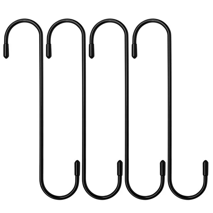 TEMU 4pcs Iron Brake Caliper Hanger Set | Suspension Service Protective Hooks With Rubber Tips For Preventing Brake Hose Damage During Repair