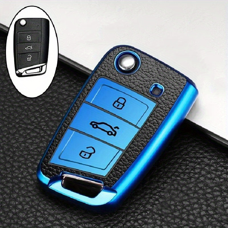For Key Case For Golf 7 Mk7 Tiguan Mk2 Seat Leon Fr Ibiza Octavia Accessories