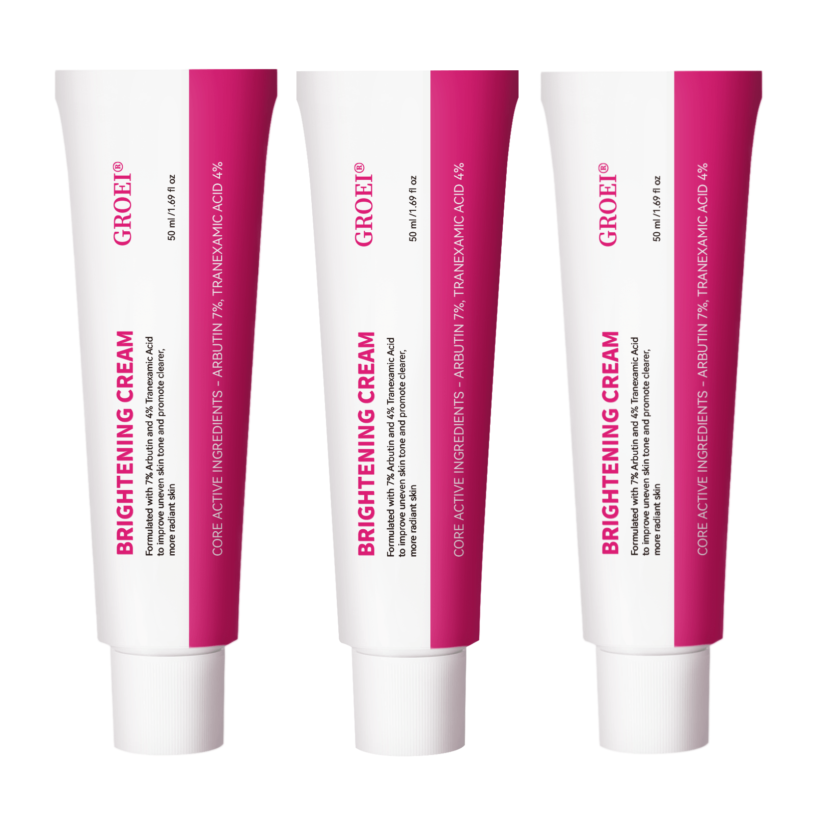 TEMU 3/ 2pcs Of Versatile Face Brightening Cream Containing 7% Bearberry And Tranexamic Acid, Along With Bearberry, , Glutathione, , Aloe Vera, And