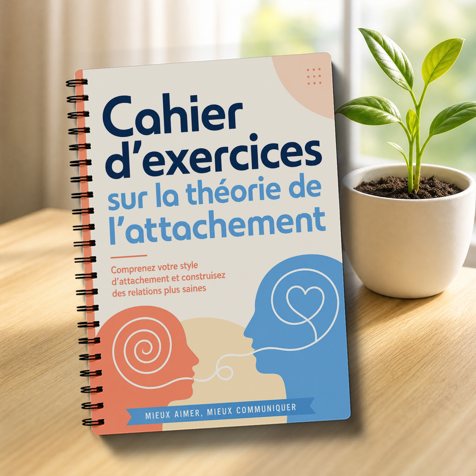 TEMU Cahier d'exercices de style d'attachement en pour adultes, journal d'évaluation des pour une compréhension des modèles émotionnels, cahier
