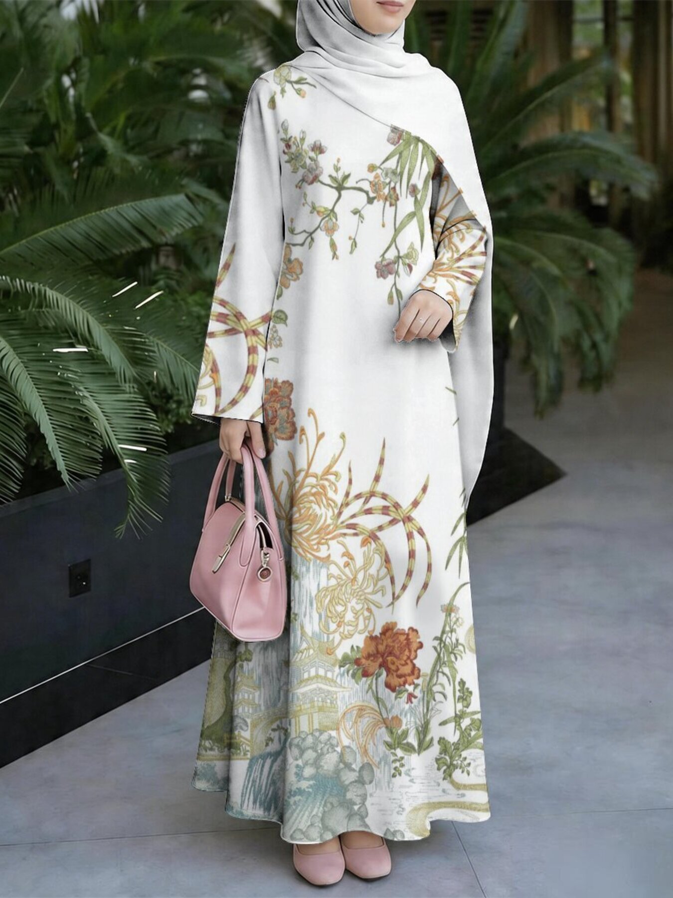 2026 trend muslim robe style muslim womens long