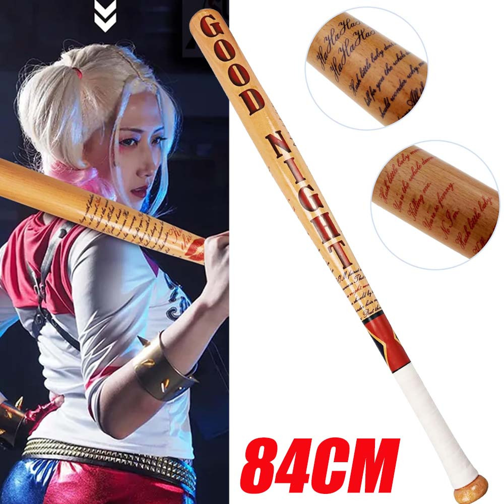 84cm Cosplay Clown Girl Baseball Bat Suitable For Role Play Parties, Carnivals & Costume Events - Wood Bat For Clown , Themed Events & Stage Performances (,)
