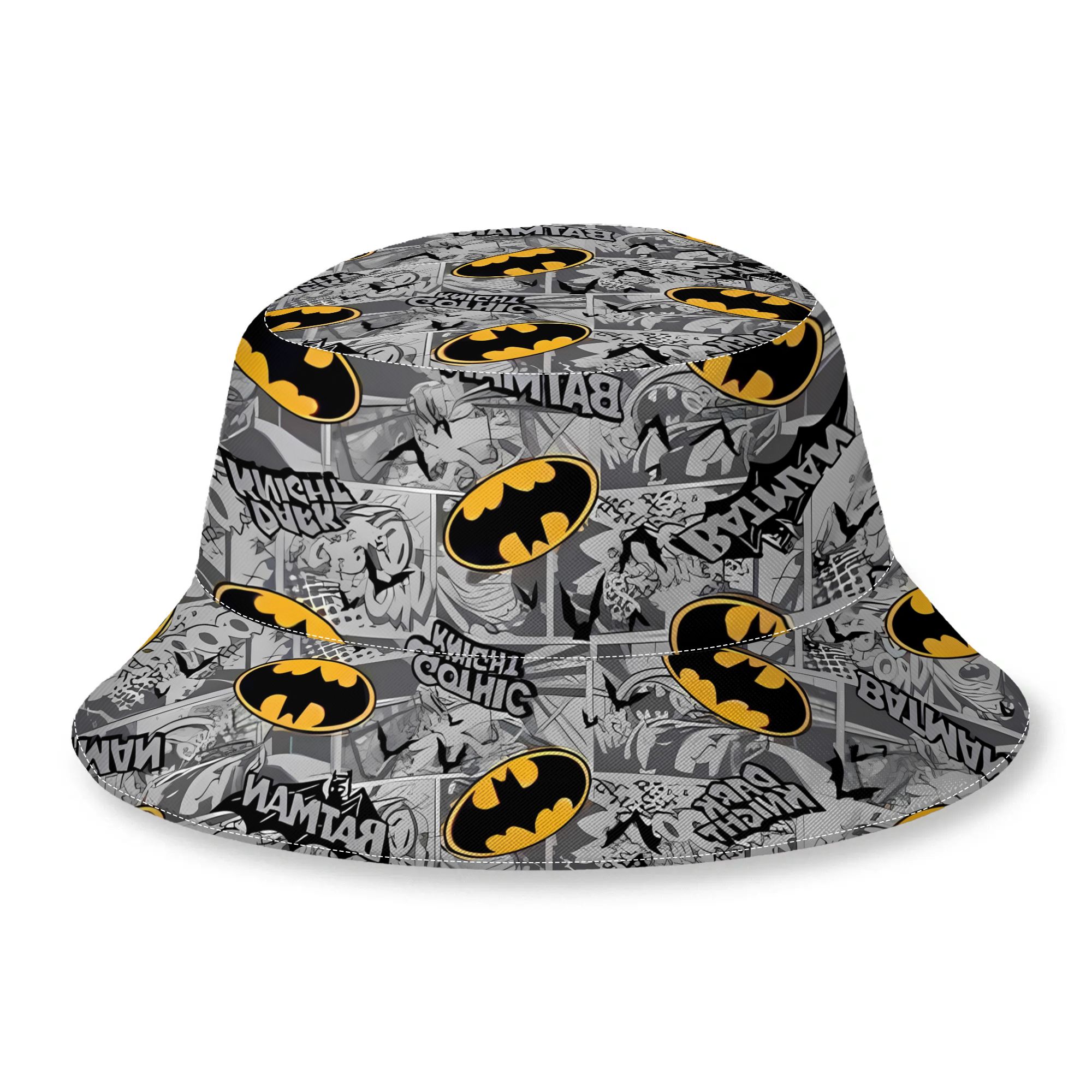 TEMU Batman Fashionable Outdoor Bucket Hat Fun 2d Print Design