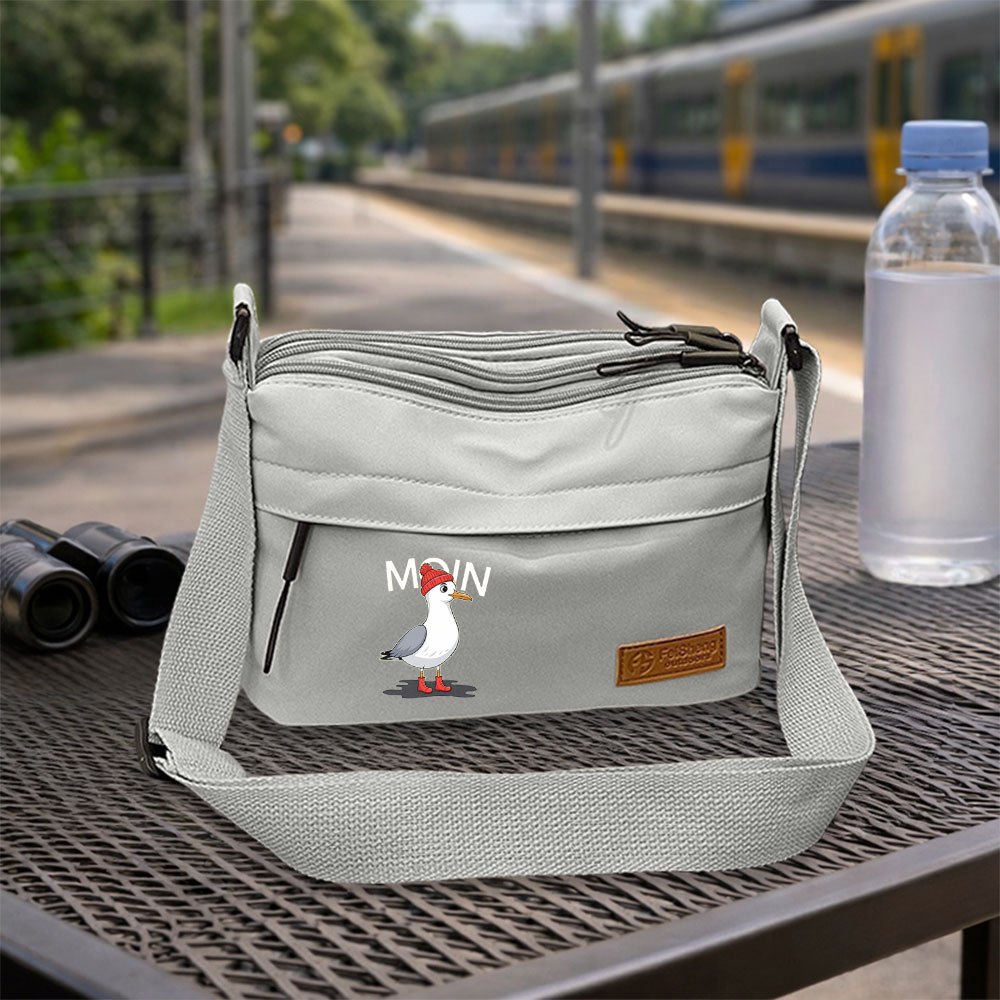 TEMU 1pc Seagull Wearing Hat Moin Women's Shoulder Bag Commuter Crossbody Bag Sports Bag Daily Outing Phone And Sundries Storage Bag Small Bag