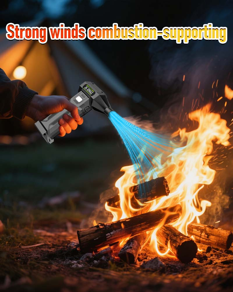 2026 Model Yard Lawn Leaf Blower Snow Blower, USB Rechargeable Dual-Use Car and Home Cleaning Dust Blower Fan, High-Pressure Handheld Turbo Jet Fan, Summer Cooling Fan Suitable for All 12 Months, 9000000 RPM High-Speed Brushless Motor, Built-in 2
