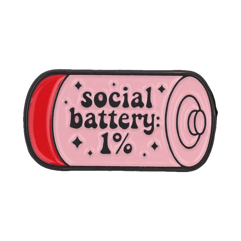 TEMU a forma di badge cartoon - di emergenza, creativa - Pin da aggiuntivi - Camicie, maglioni, zaini, elementi di moda - Adatta per un abbigliamento