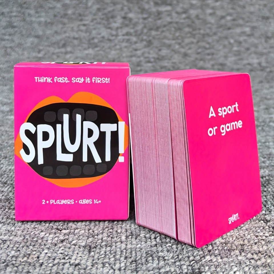 

Splurt: Quick- & ! - Portable Fast- Card Game For Adults, Enhances &