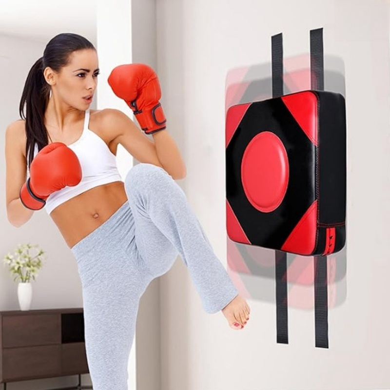 

Silent Wall-mounted Punching Bag - Universal Leather & Oxford Cloth Boxing For Home & Gym Training - Indoor Boxing Pad - No Battery Required