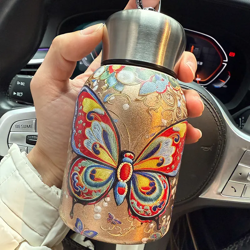 outdoor portable car handy cup mountain climbing insulated water cup gifts for event party tableware new years and valentines day gifts details 0