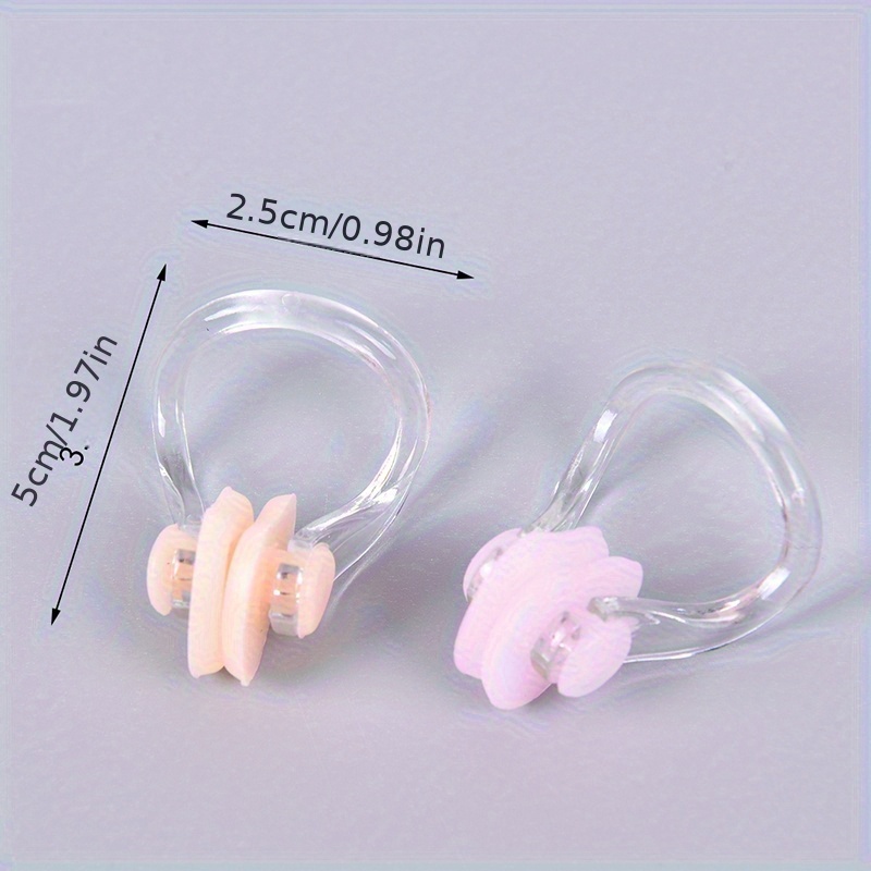 Soft Silicone Swimming Nose Clips, Comfortable for Diving and Surfing