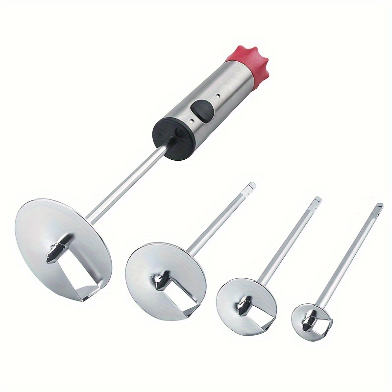 TEMU Set Of 4 Fruit And Vegetable Corers, Stainless Steel Twister Drill For Vegetables, Multifunctional Core Digger For Fruits, Innovative For Making