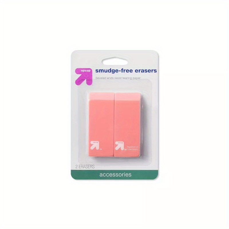 TEMU Latex-free Erasers 2ct