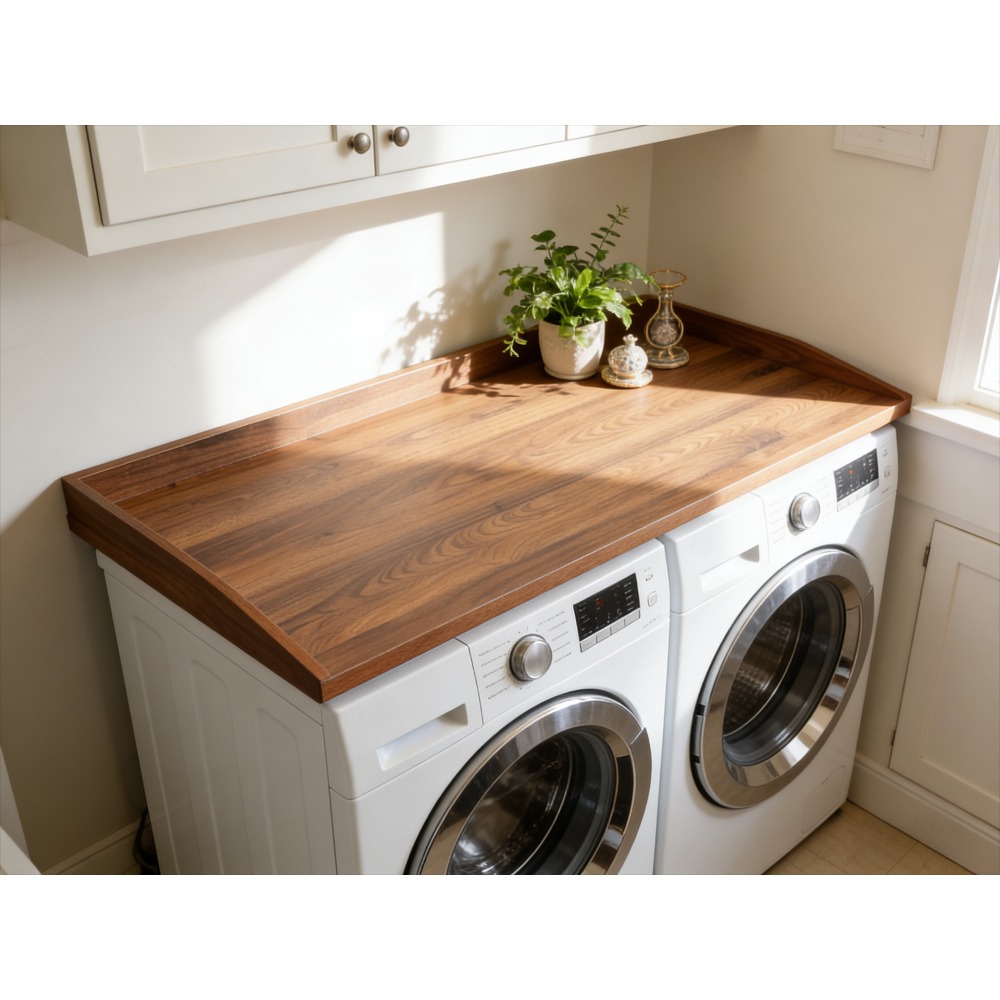 TEMU Shelves. Trays. Laundry Worktops. Storage Trays. Storage Racks. Perfectly Covers The Top Of The Washer Set, Expanding Vertical Storage Space And