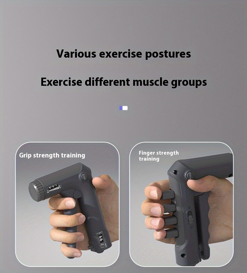 adjustable   strengthener for men 5 60kg   60 count     for hand wrist strength training fitness stress relief white gray gym accessories sleek fitness equipment durable construction Product details 11
