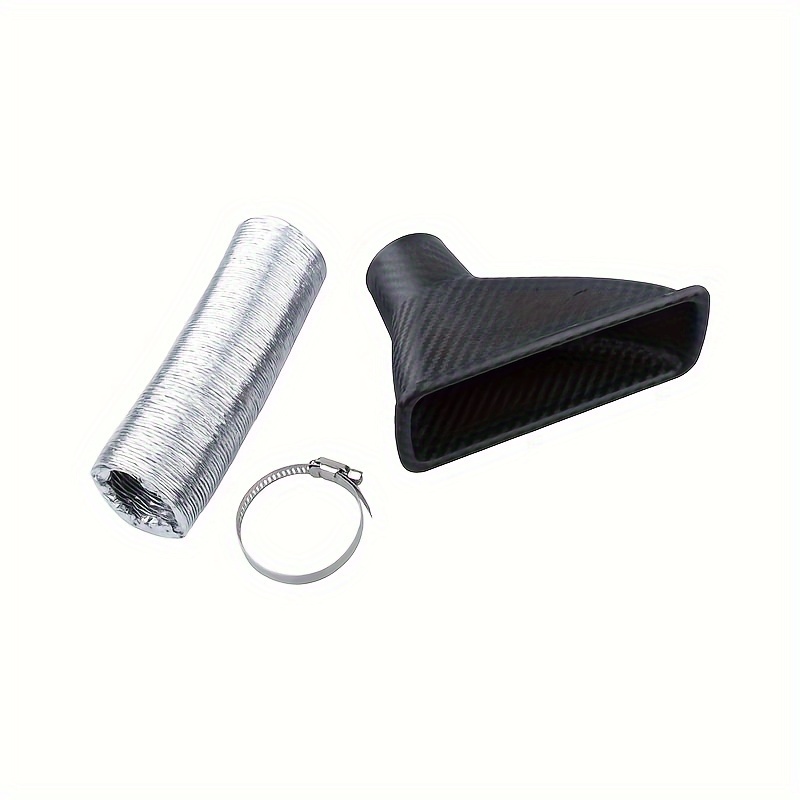 TEMU Kit de d' d'Air pour de Voiture, Tuyau d' Turbo en ABS, à Air, Fibre de Carbone, Amélioration des Performances, Design Élégant, Ingénierie de ,