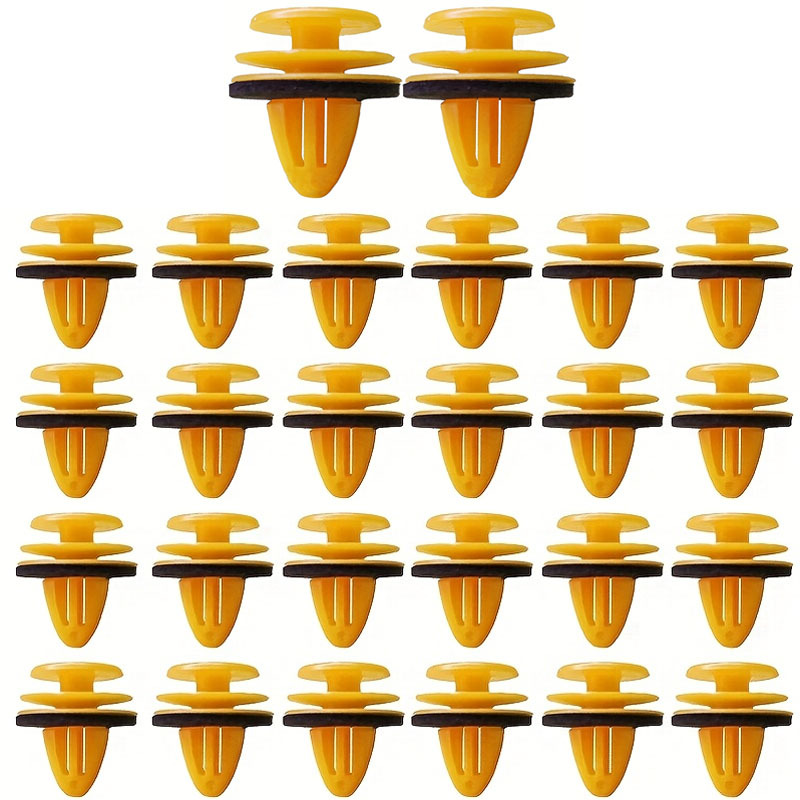 TEMU Lot de 26 clips de retenue pour panneaux de garniture de porte de voiture, convient pour garniture de porte intérieure/extérieure, rivets à trou