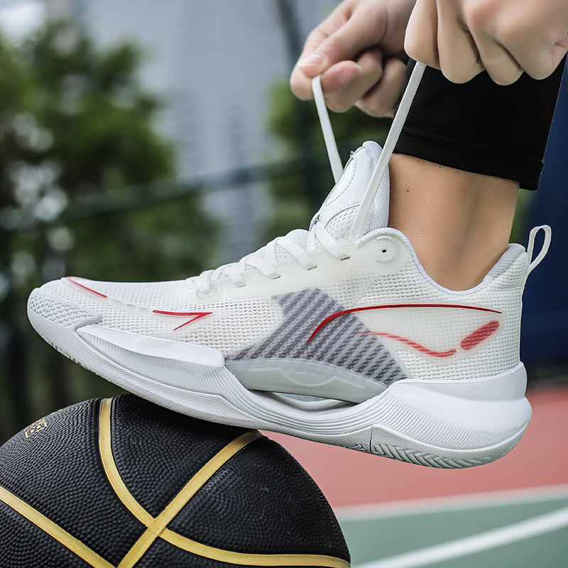 TEMU Men's Lightweight Breathable Basketball Shoes For Training, Slip-resistant And Shock-absorbing, Stylish And Versatile For Daily Wear