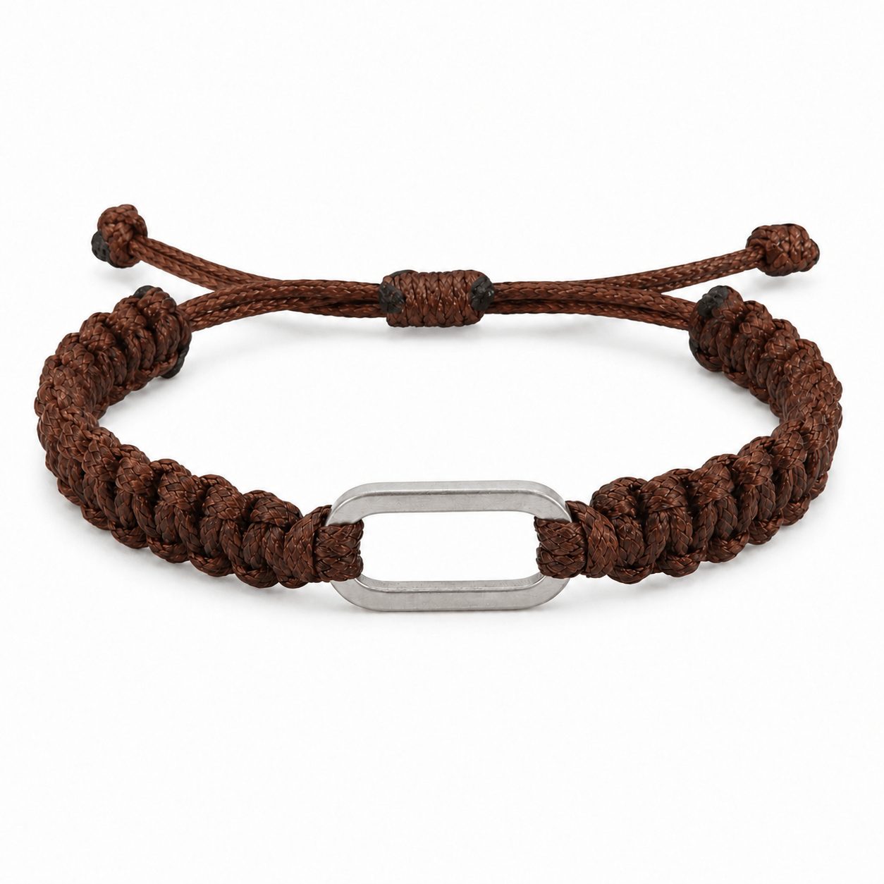 Personalized Two Name Oval Link Bracelet, Adjustable Wristband