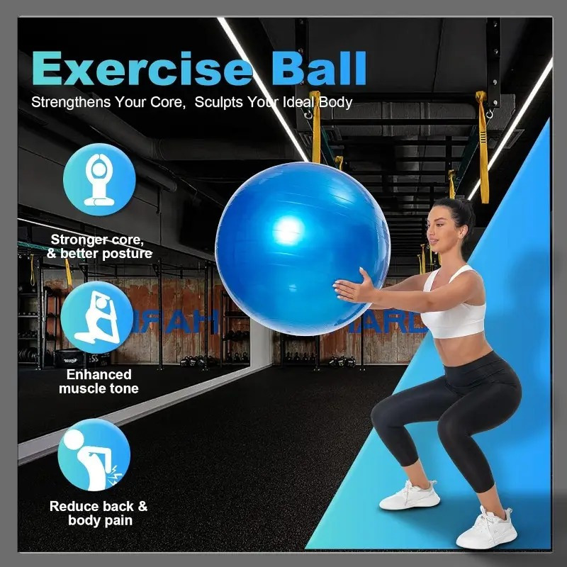Exercise Ball Yoga Goods Hopper Ball Plug 12-Piece Exercise Ball