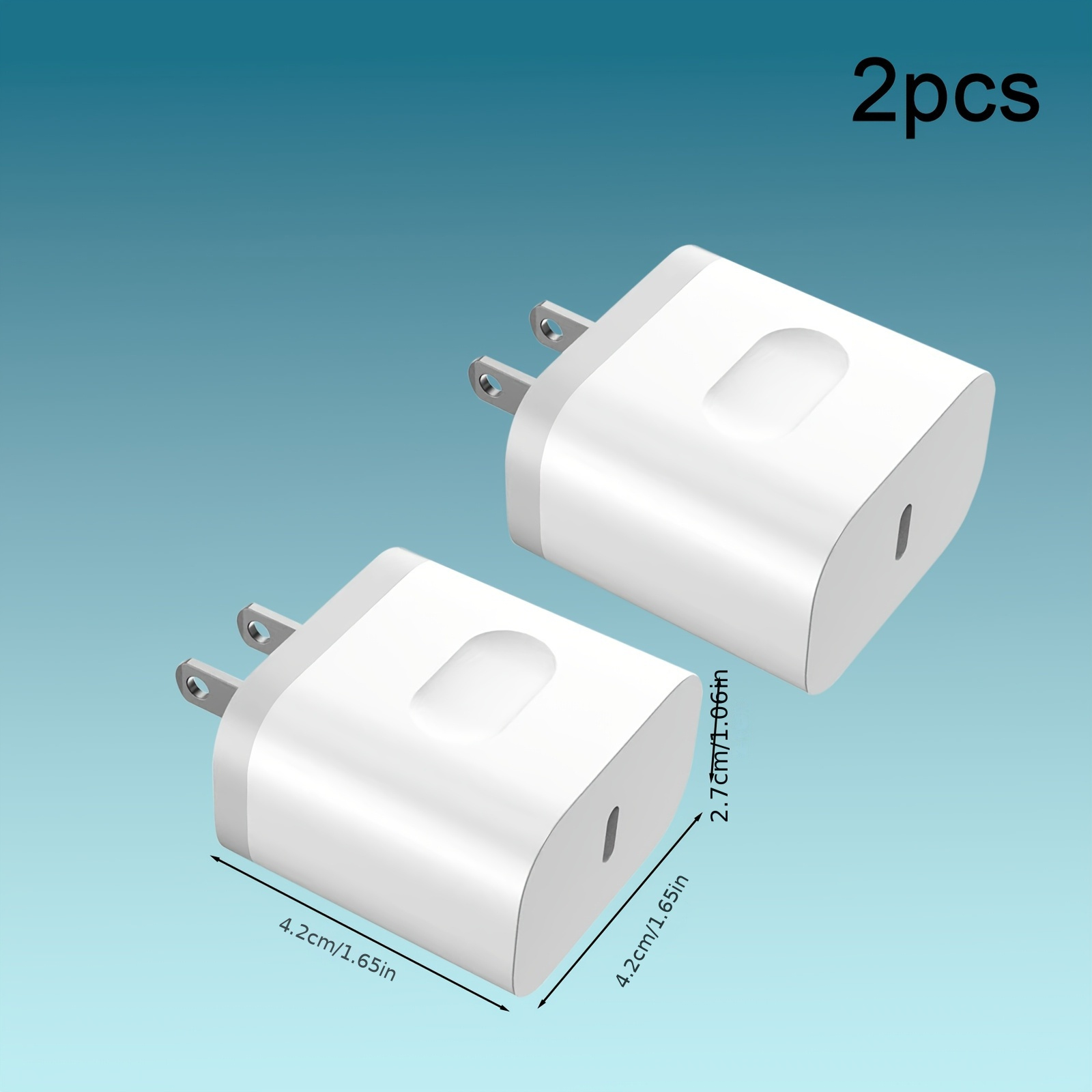 pack fast charging usb c wall charger 10 20w power adapter Temu