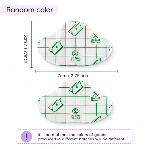 40pcs transparent gel heel pads suitable for shoes self soft heel cushion patches invisible anti friction shoe liners suitable for women men high heels sneakers and daily care additions