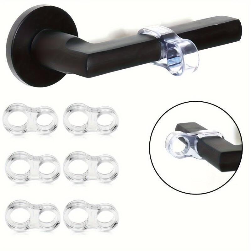 10pcs Long - Lasting Silicone Shock - Absorbing Rings, High - Quality Quiet Rings, Durable Rings With Rubber Material For Home Office Door Protection