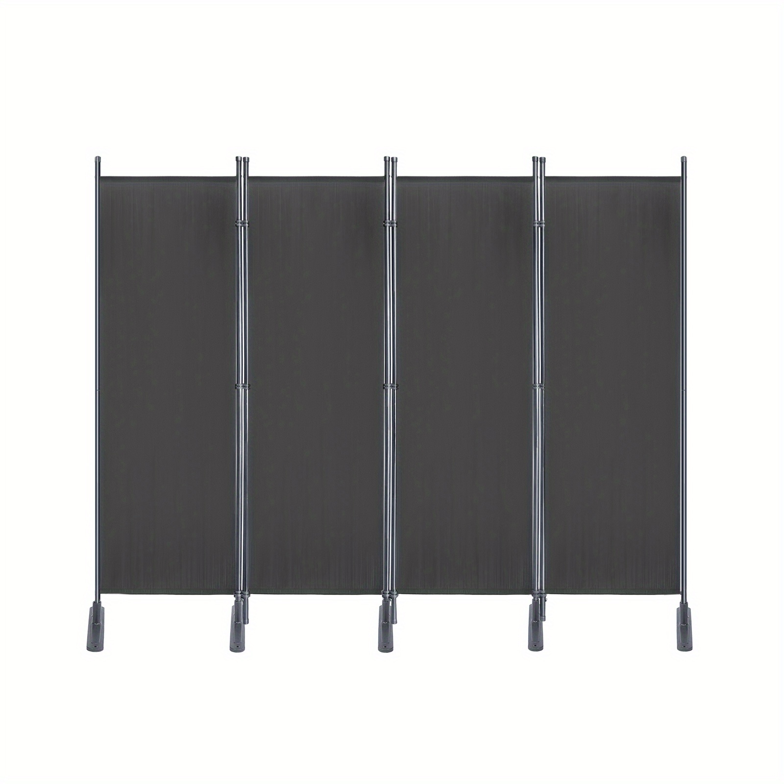Image of Bedroom Panel Screens Made Of Polyester Fabric Room Divider For Indoor And Outdoor Use Foldable Divider With Floor Nails Balcony Privacy Screen For Garden, Living, Patio
