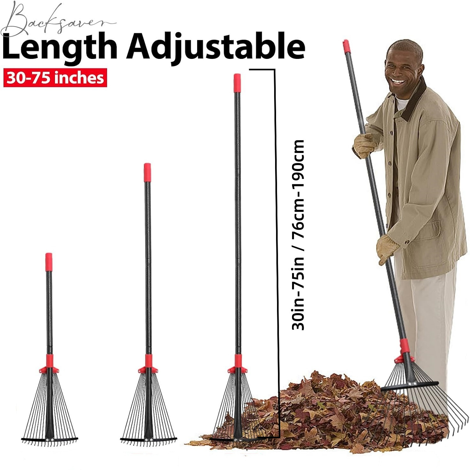 Adjustable Rake Features