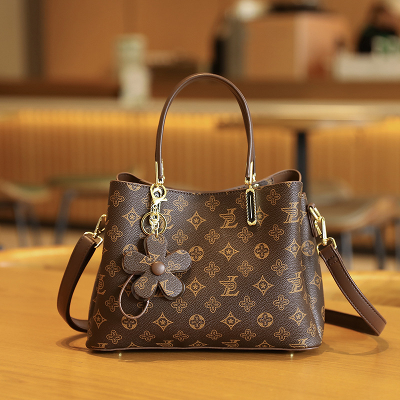 womens bags large capacity model fashionable printed shoulder bag for commuting handbag crossbody bag