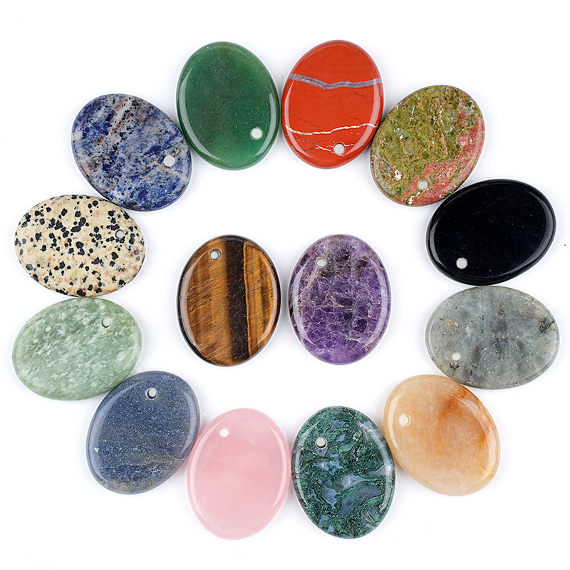 Artificial Crystal Palm Stone Pendant for DIY Necklace Charm