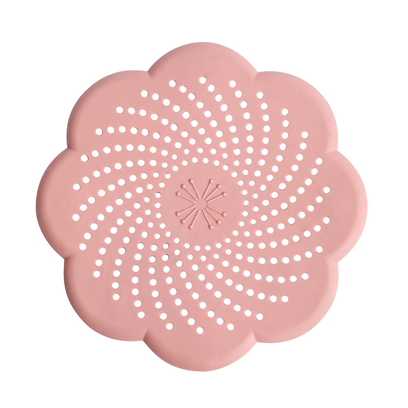 Silicone Floor Drain Cover, Kitchen Anti-clogging Sink Filter, Bathroom Anti-hair Drain Filter Screen