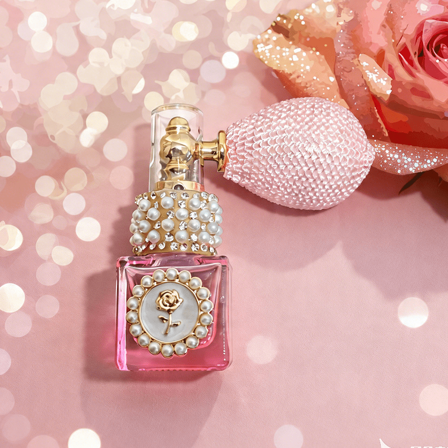 TEMU . Luftpolster Serum Flasche Diamant Perle Tragbare Leere Flasche Auslaufsicher Füllbare Kompakte Reiseflasche Hohe Kosten-Leistung Geschenk