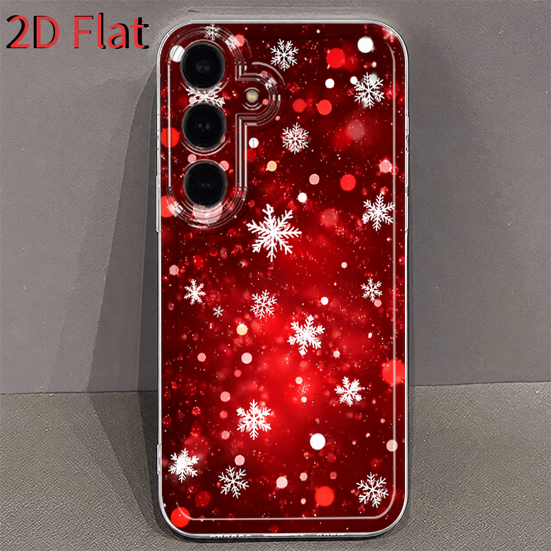 TEMU Phone Case - 2d Background Warm Winter Phone Case Suitable For Galaxy A03s A04 A05s A06 A07 A13 A14 A15 A16 5g A17 A21s A22 A23 A24 A25 A26 A32