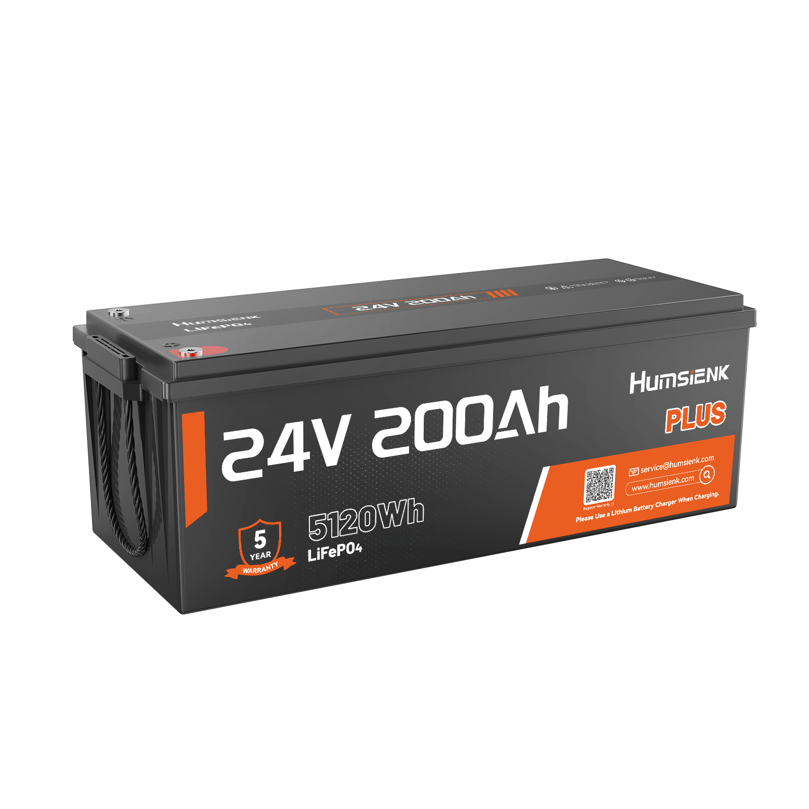 Image of 24v 200ah Lifepo4 Plus Battery 5120wh 250a Smart Bms Full Safety Protection Deep Cycle Lithium Storage Battery For Solar Rv Yacht Off- Supply