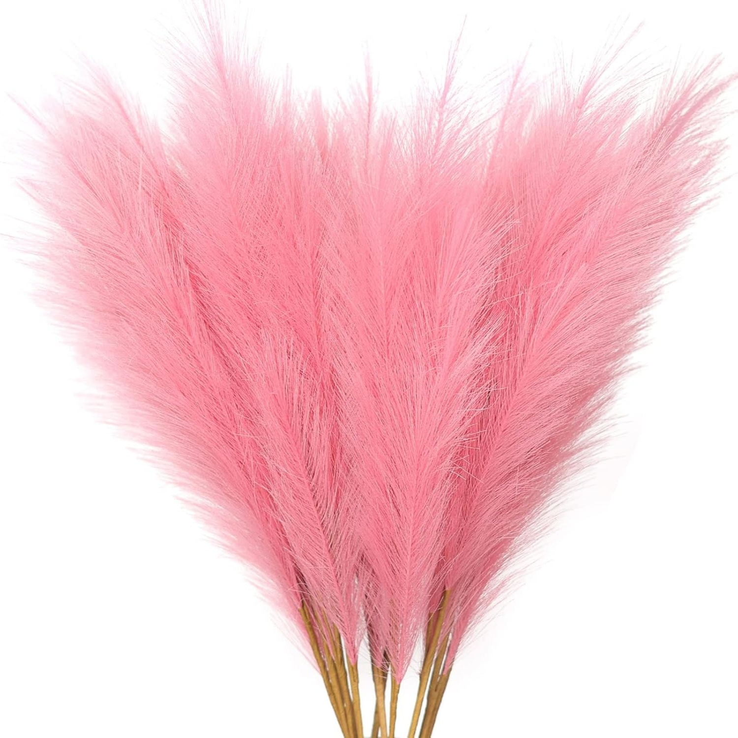 

12 Stems Of Artificial Pampas Grass, For Valentine's Day, Wedding, Day, Spring Decor And Gifts, Vase Arrangements And Home Decor, Pink Artificial Flowers, Wedding Bouquets