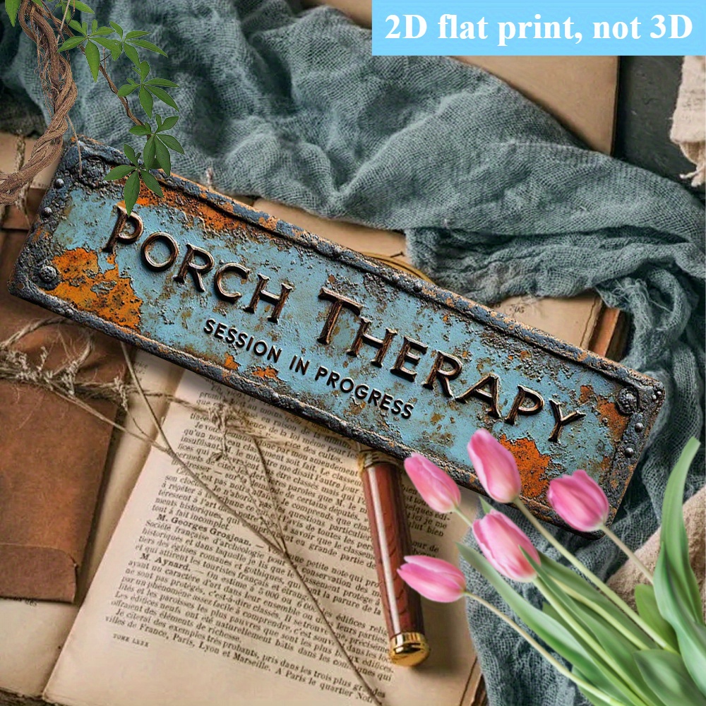 2d flat 1pc 2d flat entrance relax metal sign wall decoration retro style wall decoration during   craft decoration coffee shop wall home farmhouse garage   clinic   outdoor decoration no electricity required 2d flat