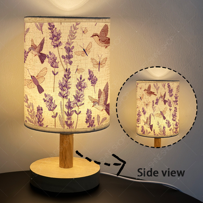 USB-Powered LED Fabric Desk Lamp, Cozy Accent Light