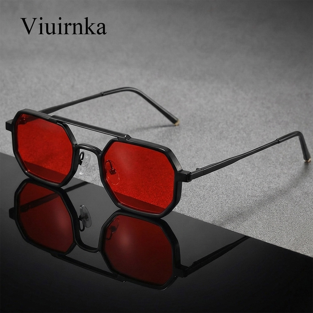 TEMU Viuirnka Men's Retro Small Frame Fashion Glasses With & Stainless Frame - Uv Blocking Eyewear Suitable For Outdoor, Parties, Driving,, Full-rim