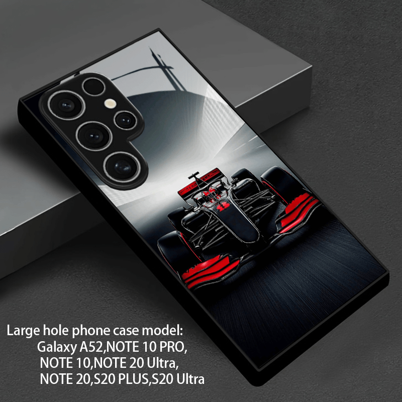 TEMU Phone Case - [2d Flat] Suitable For S25 Ultra S24 Pro S23 Plus S22 Fe S20 S21a55 A54 A56 A35 A15 A16 A36 Black Border Design Phone Case