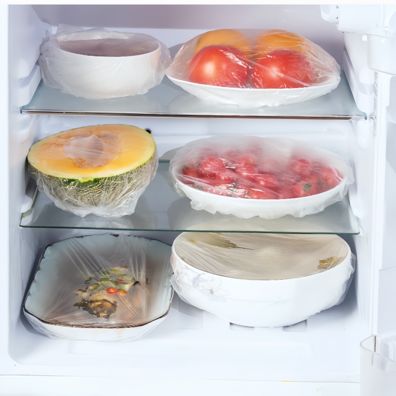 200pcs Food-Grade Disposable Plastic Wrap