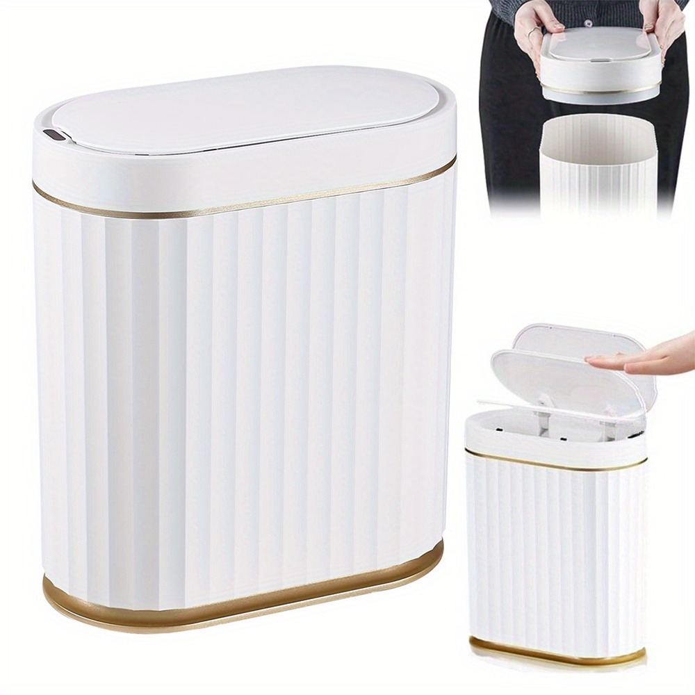 Trash Can For Bathroom Bedroom Living Room Kitchen Office, Occupies Less Space