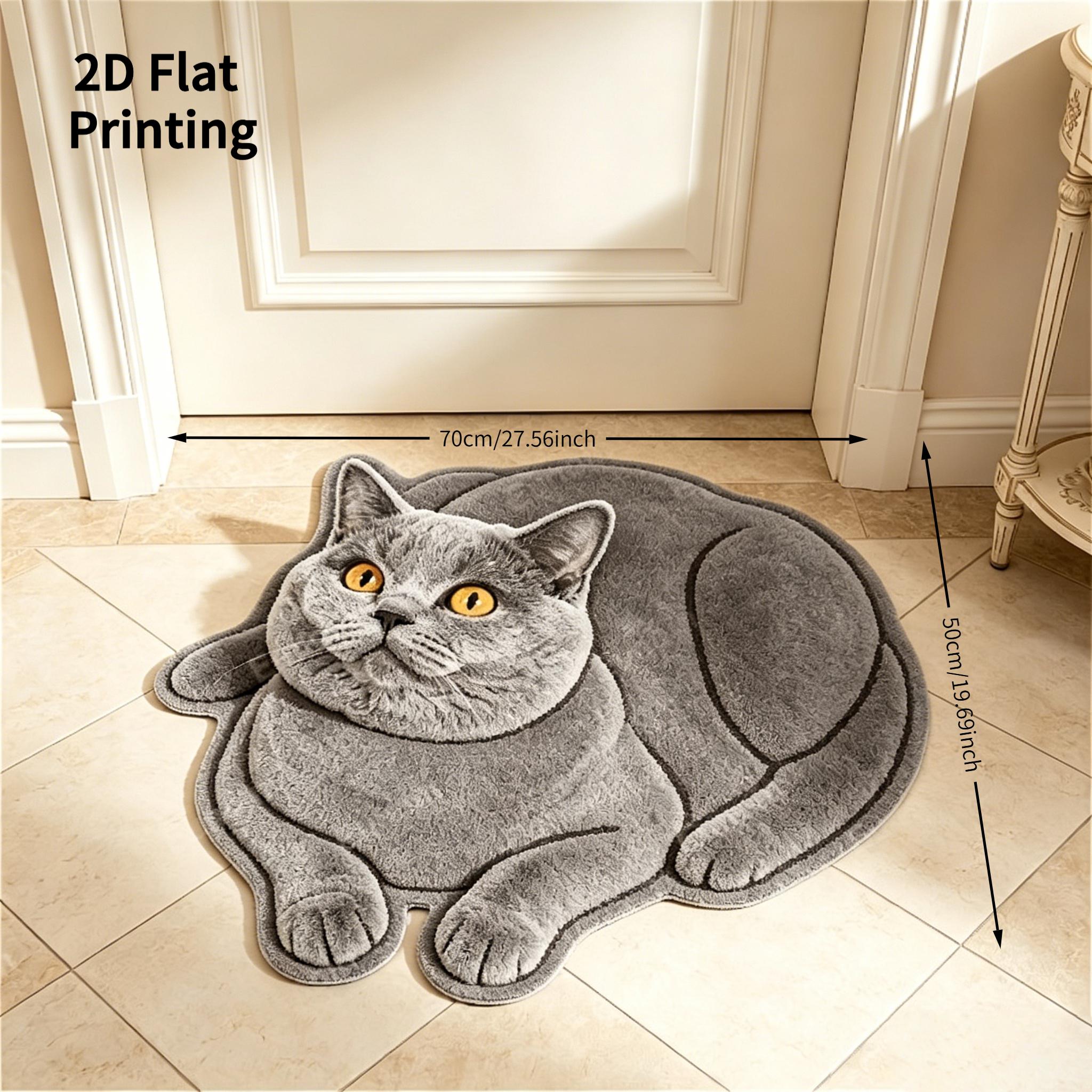 TEMU 1 pz per Camera da Letto, - Tappeto in Peluche con in PVC, Tappetino Irregolare per , Toeletta, Armadio, Tappeto Lavabile a per Comodino, Roveso