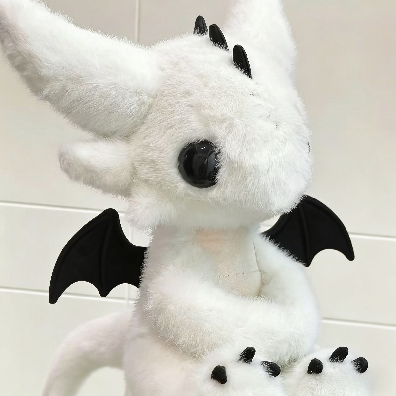 1pcs2026 Plush Toys For Dogs, Cute Fantasy Devil Little Flying Plush Toy, Little White Plush Toy, With Big Eyes And,…: retailer-supplied image